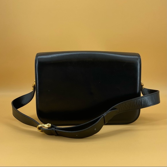 CELINE HORSE CARRIAGE SHOULDER BAG BLACK - Picture 4 of 11